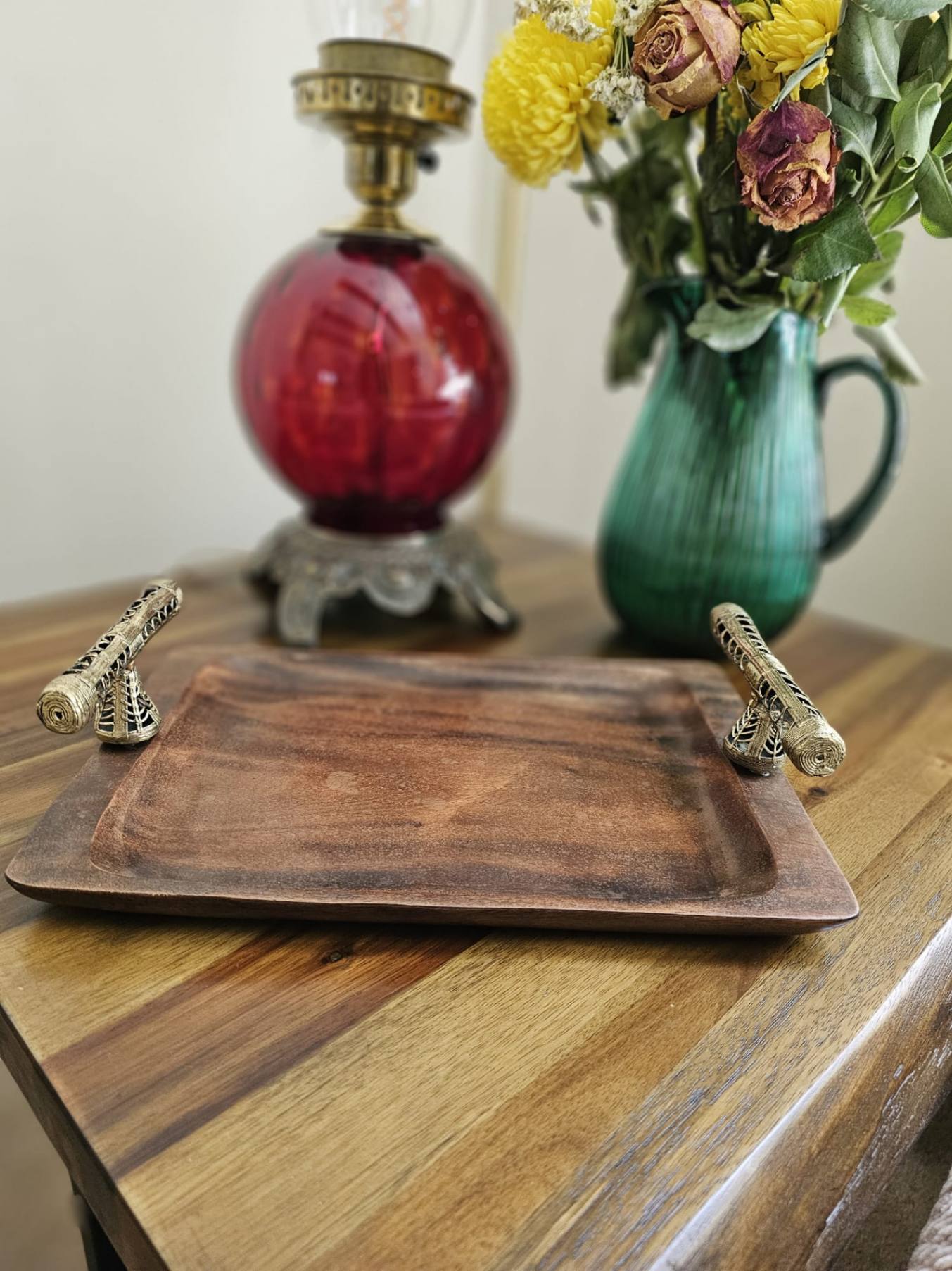 Beautiful Handcrafted Wooden Tray
