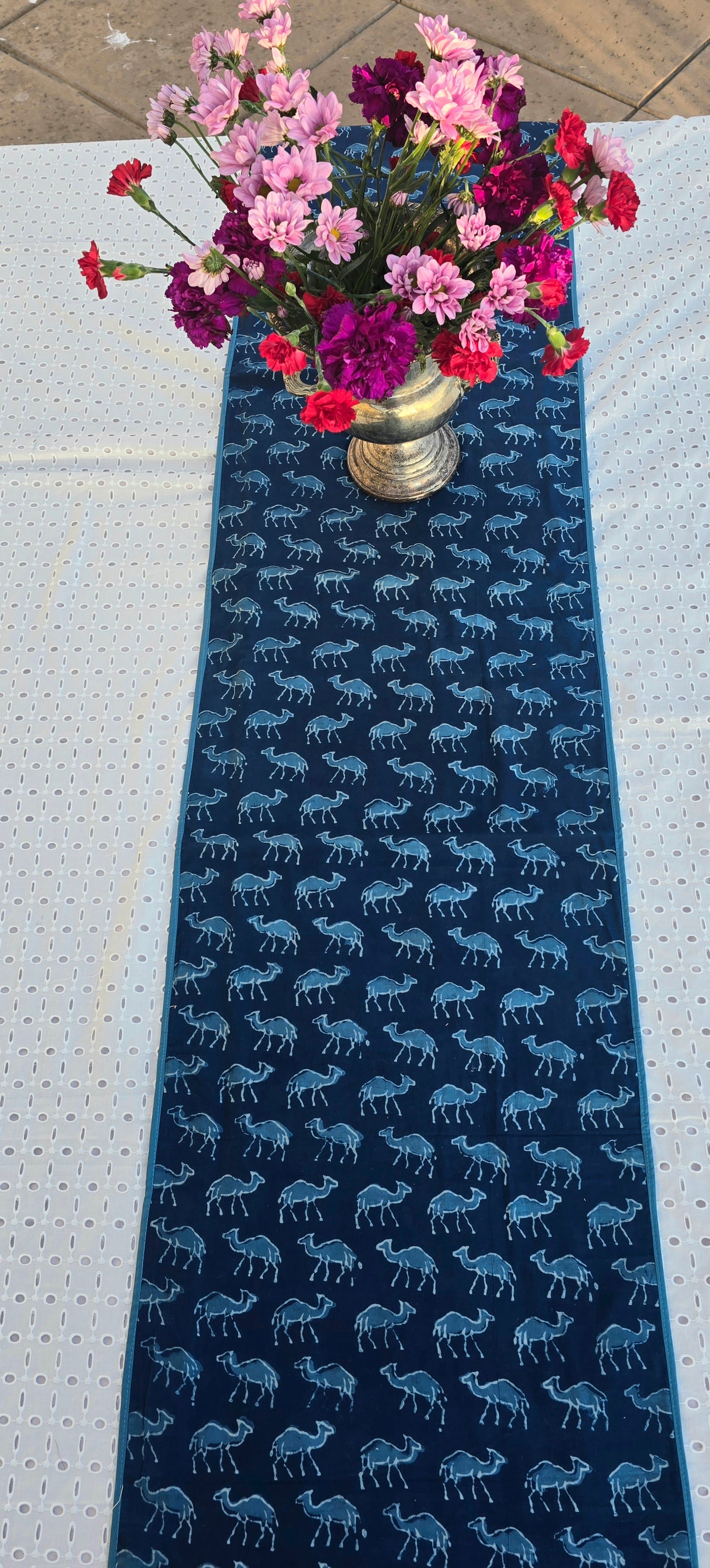 Handmade Table Runners | Kantha & Block Print - Ohana Earth