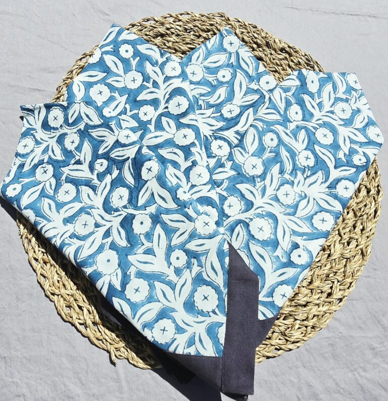 Pure Cotton Hand block Printed Napkin