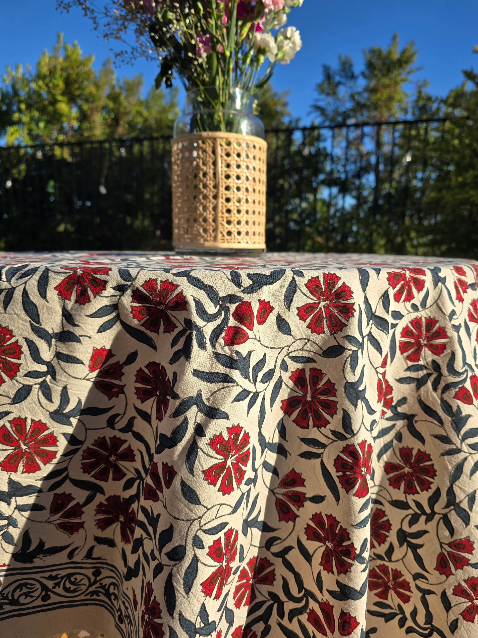 Wild Flower Kora Cotton Table Cloth