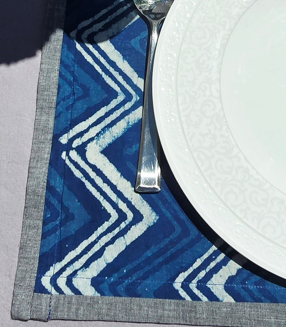 Cotton Indigo placemat