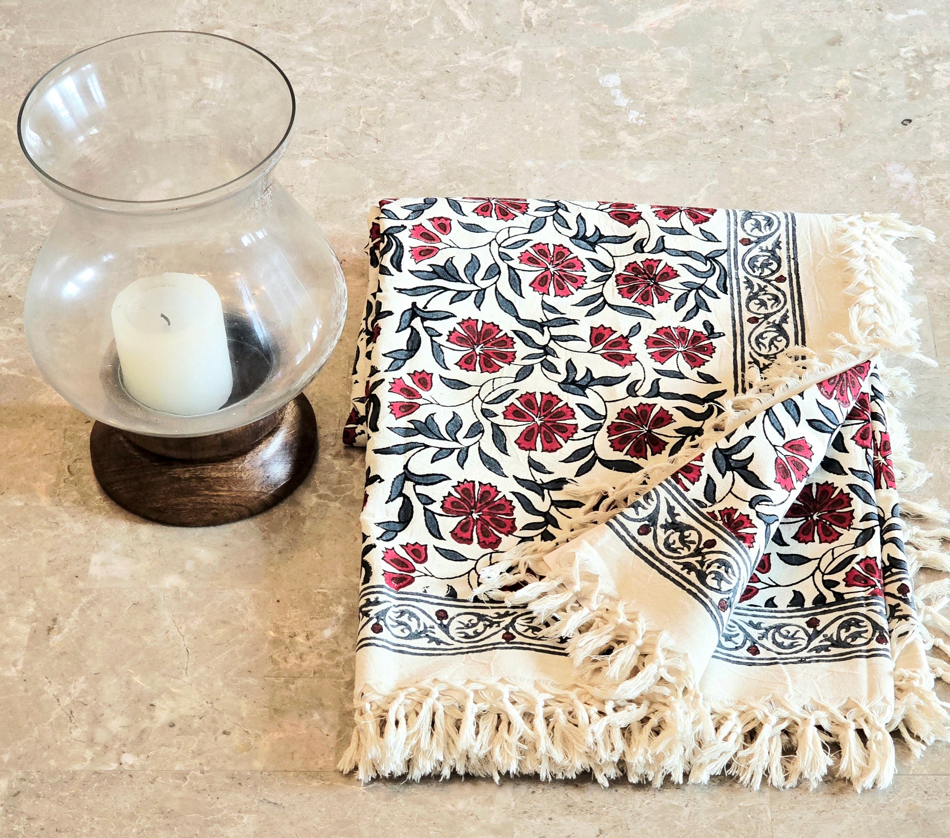 Wild Flower Kora Cotton Table Cloth