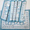 Blue Floral Placemat Set - Image 4